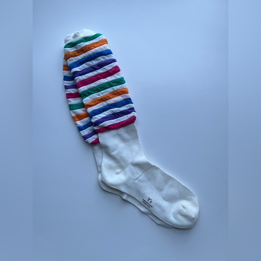 Yohji Yamamoto Multicolor Striped Women's Socks